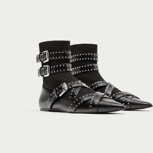 Zara black boots